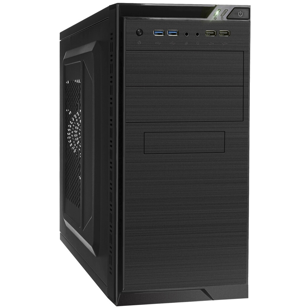 Компьютерный корпус Minitower Exegate EX272748RUS QA-412U Black, mATX, , 2*USB+