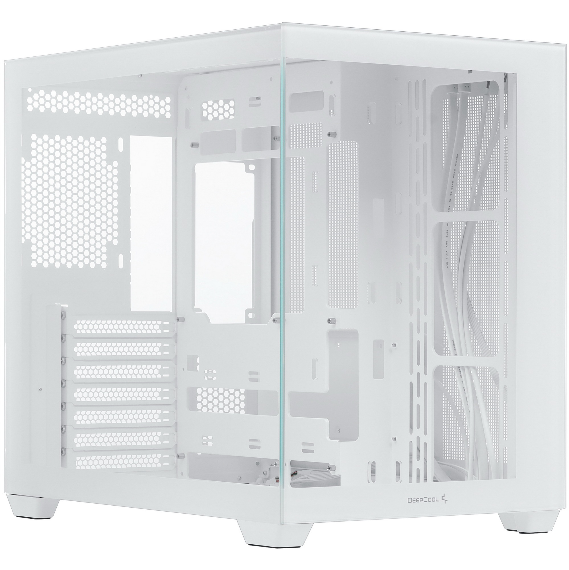 Корпус Deepcool CG530 WH белый без БП ATX 2x120mm 2x140mm 2xUSB2.0 1xUSB3.0 audio bott PSU
