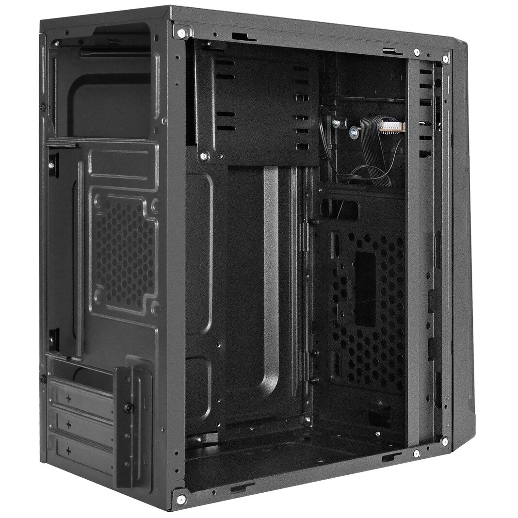 Корпус Minitower ExeGate BAA-106-AA500 (mATX, БП AA500 с вент. 8см, 2*USB, аудио, черный)