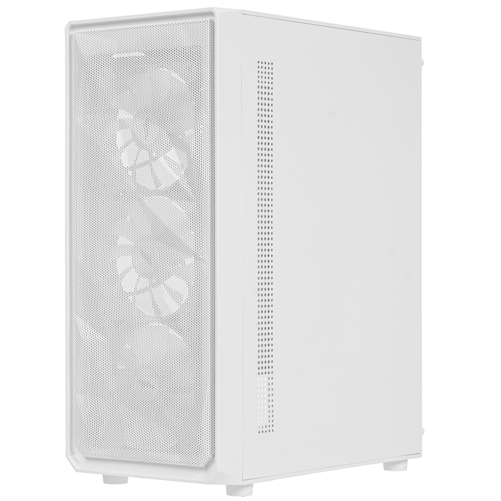 Компьютерный корпус 1STPLAYER FD3 White / ATX / 4x120mm LED fans inc. / FD3-WH-4F1-W