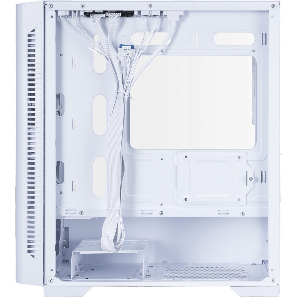 Корпус 1STPLAYER TRILOBITE T5 ARGB White / mATX / 4x120mm ARGB fans / T5-WH-4F7-W