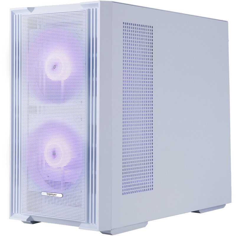 Корпус 1STPLAYER TRILOBITE T5 ARGB White / mATX / 4x120mm ARGB fans / T5-WH-4F7-W