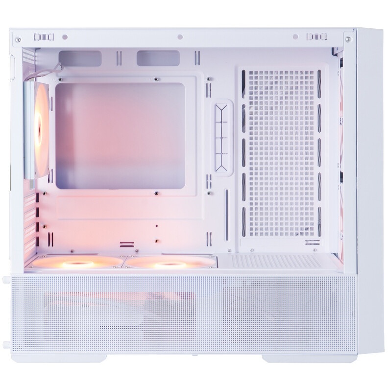 Корпус 1STPLAYER TRILOBITE T5 ARGB White / mATX / 4x120mm ARGB fans / T5-WH-4F7-W