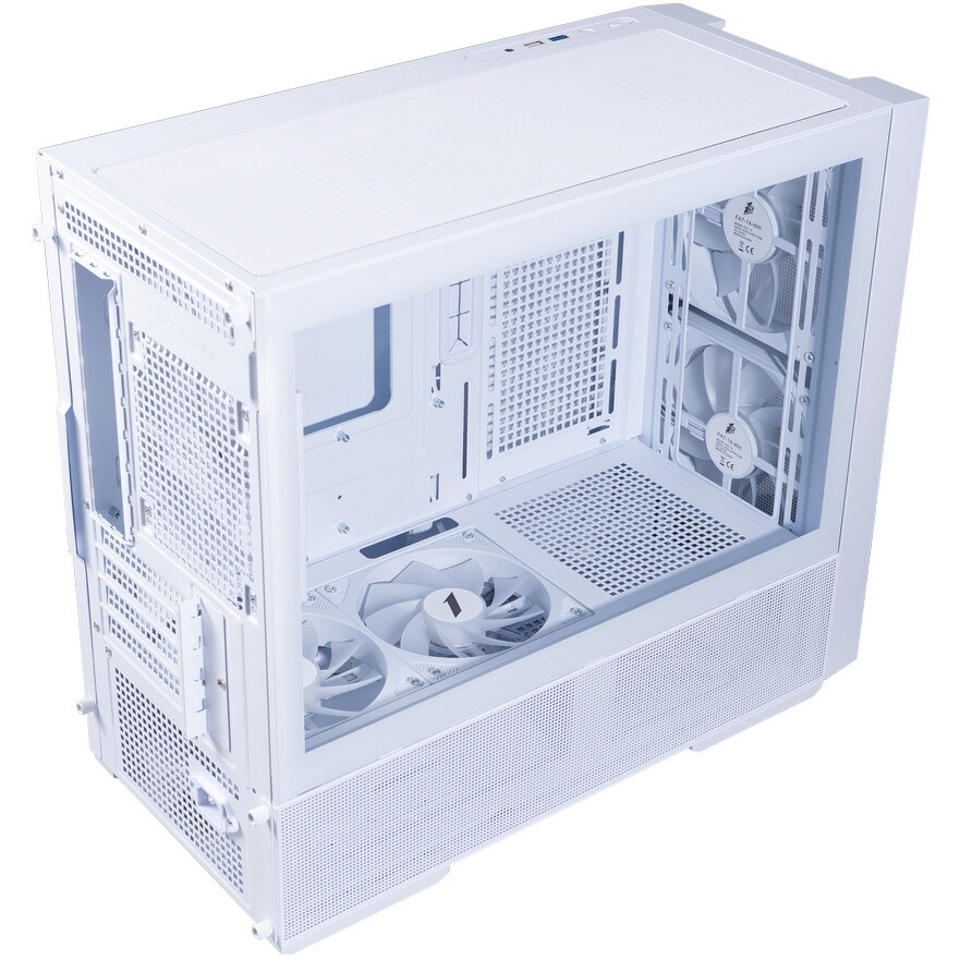 Корпус 1STPLAYER TRILOBITE T5 ARGB White / mATX / 4x120mm ARGB fans / T5-WH-4F7-W