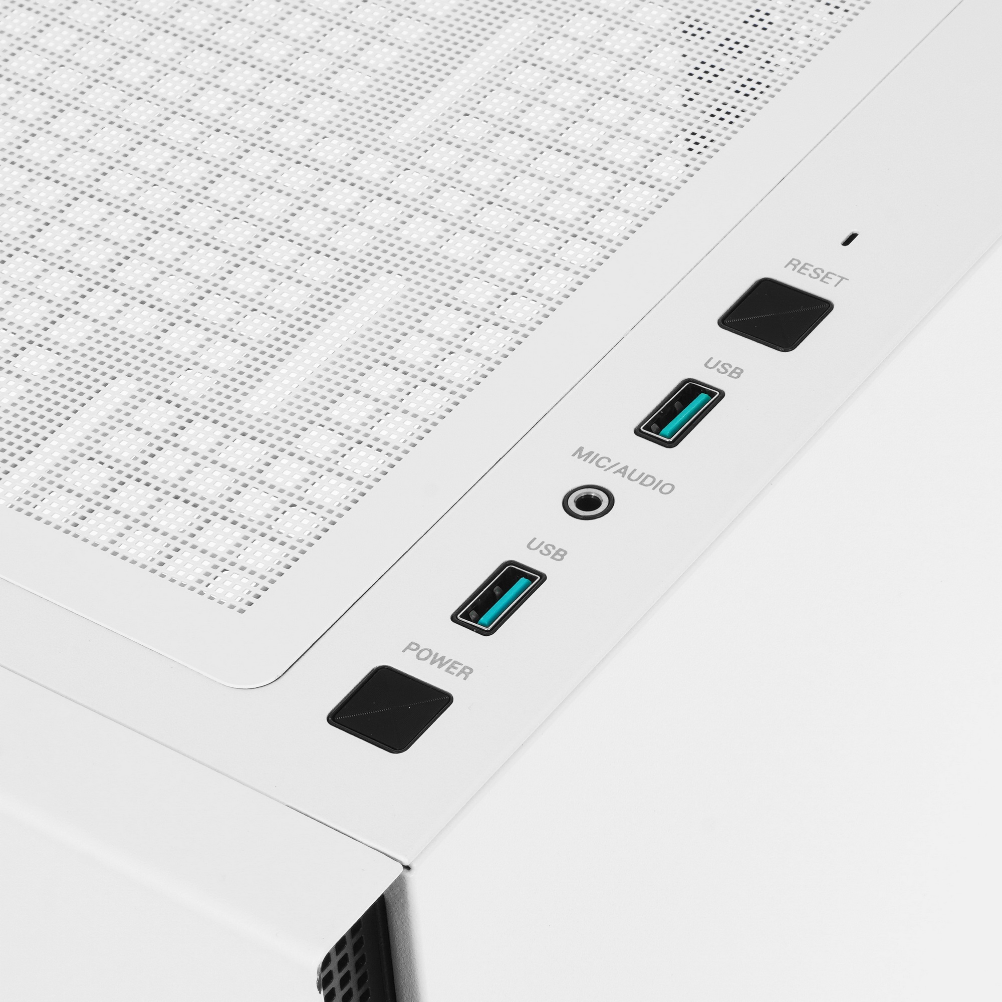 Компьютерный корпус Deepcool CH510 WH без БП, боковое окно (закаленное стекло), 1x120мм вентилятор с