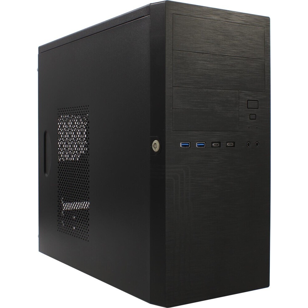 Компьютерный корпус Exegate EX283059RUS  Minitower ExeGate BAA-106 Black, mATX, , 2*US