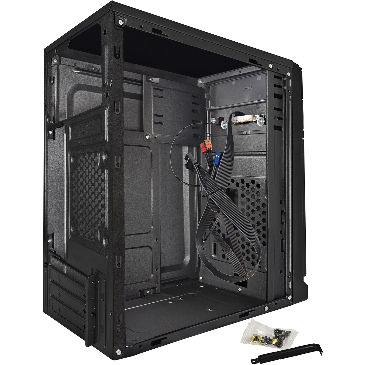 Компьютерный корпус Exegate EX283059RUS  Minitower ExeGate BAA-106 Black, mATX, , 2*US