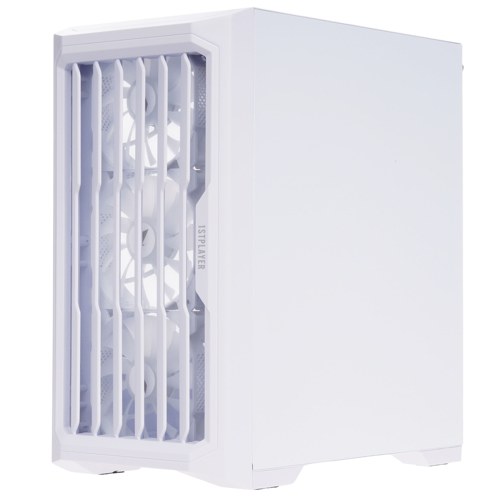 Компьютерный корпус 1STPLAYER BULLET HUNTER H2 White / mATX / 4x120mm FRGB fans / H2-WH-4F1-W