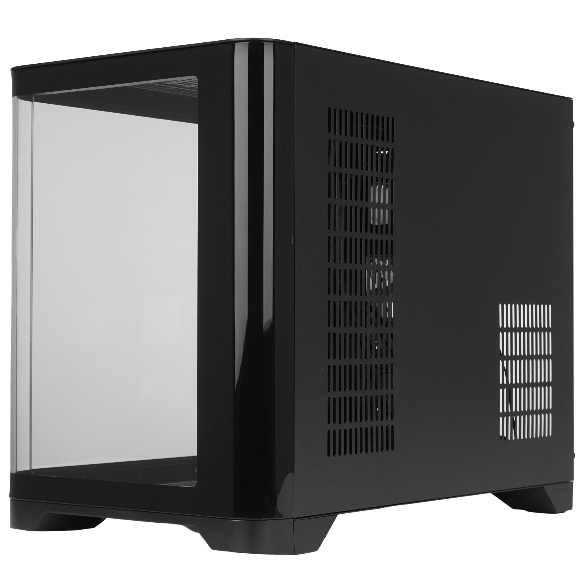 Корпус 1STPLAYER UVIEW UV6 ARGB Black / mATX / 3x120mm ARGB fans / UV6-BK-2FC7R-1FC7