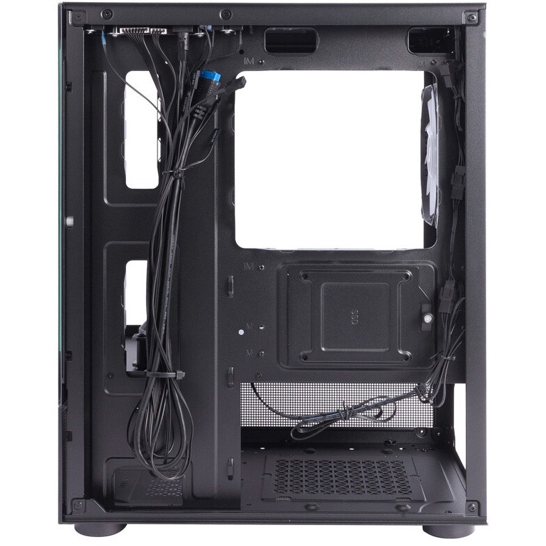 Компьютерный корпус 1STPLAYER DK D7 ARGB Black / mATX / 3x120mm ARGB fans / D7-BK-3F7
