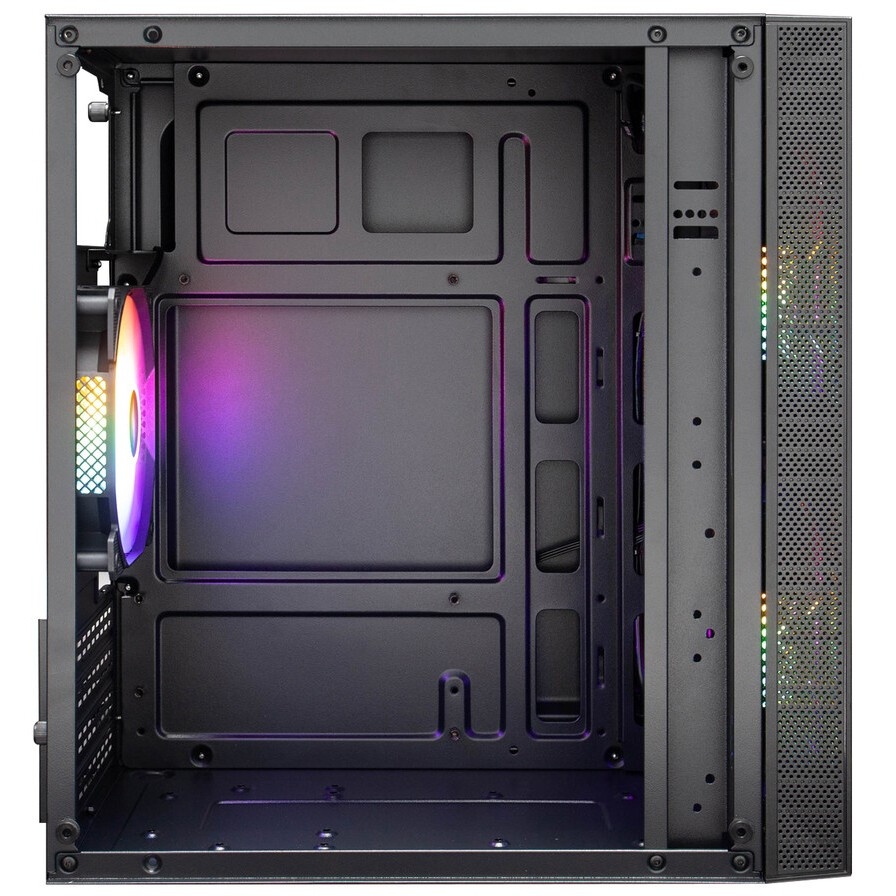 Компьютерный корпус 1STPLAYER DK D7 ARGB Black / mATX / 3x120mm ARGB fans / D7-BK-3F7