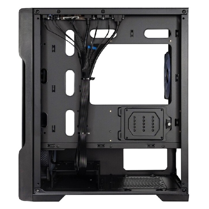 Компьютерный корпус 1STPLAYER DK D7 ARGB Black / mATX / 3x120mm ARGB fans / D7-BK-3F7
