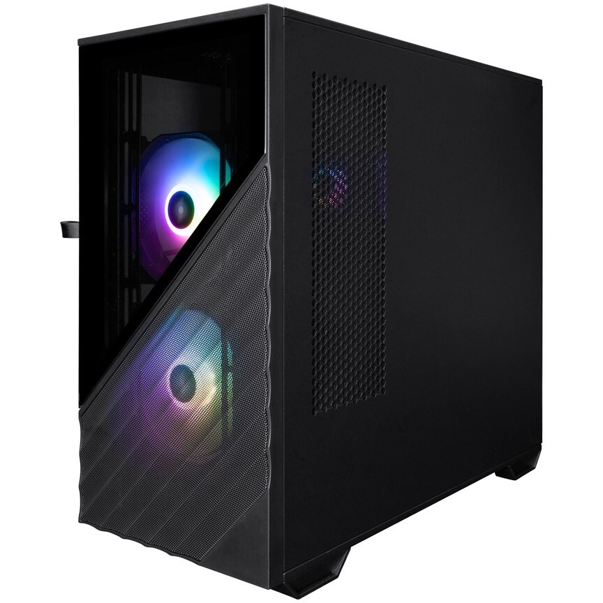Компьютерный корпус 1STPLAYER DK D7 ARGB Black / mATX / 3x120mm ARGB fans / D7-BK-3F7