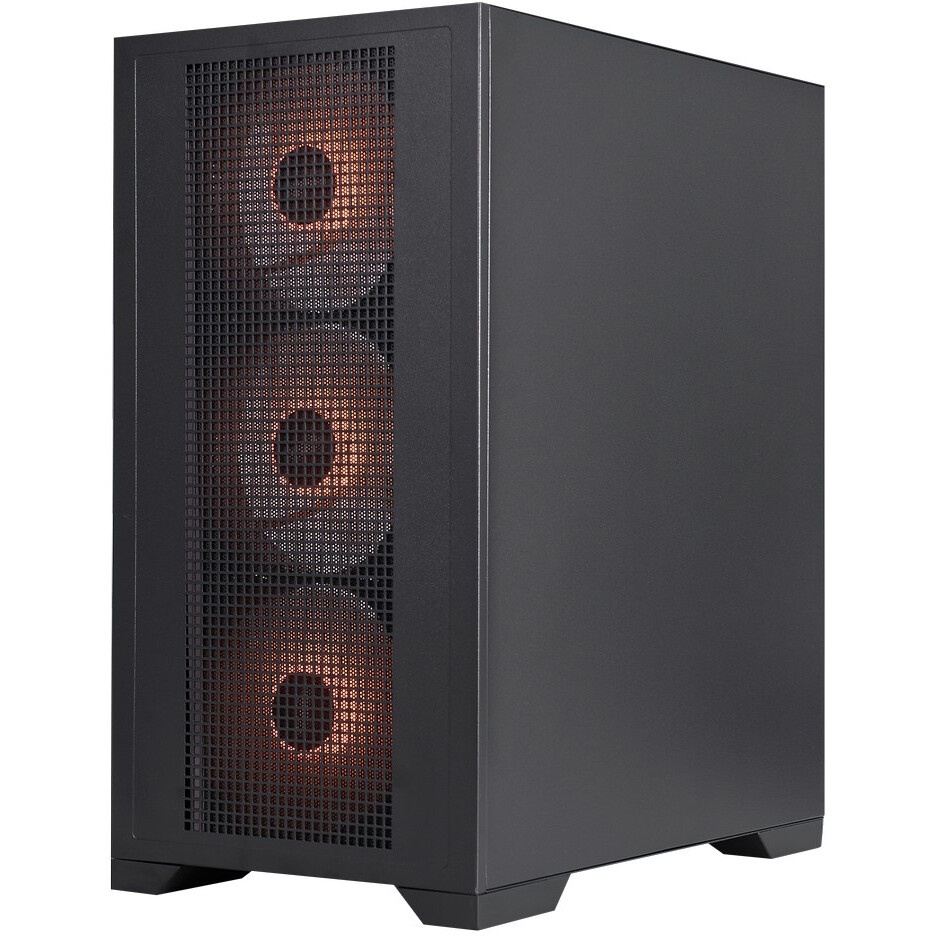 Компьютерный корпус 1STPLAYER DK D7 ARGB Black / mATX / 3x120mm ARGB fans / D7-BK-3F7