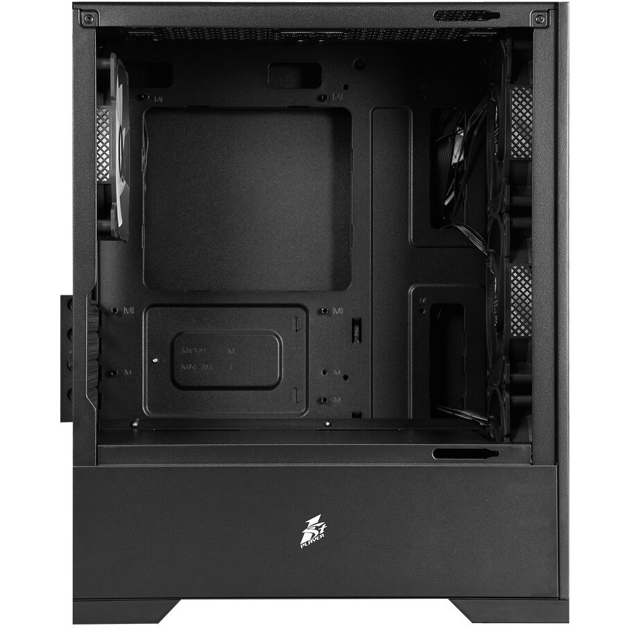 Компьютерный корпус 1STPLAYER DK D7 ARGB Black / mATX / 3x120mm ARGB fans / D7-BK-3F7