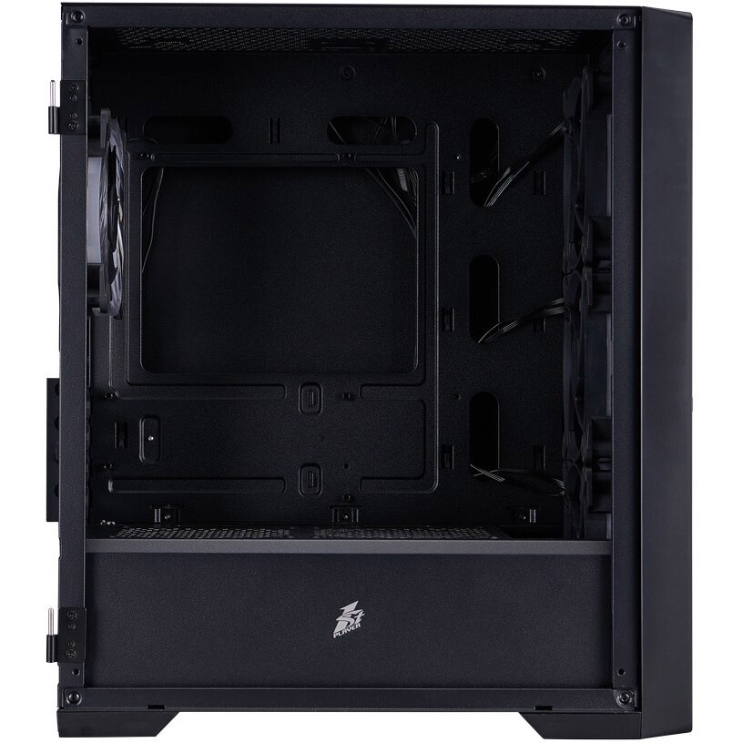 Компьютерный корпус 1STPLAYER DK D7 ARGB Black / mATX / 3x120mm ARGB fans / D7-BK-3F7