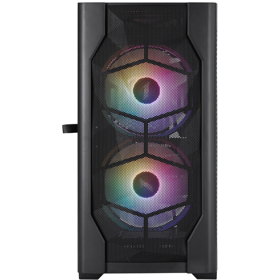 Компьютерный корпус 1STPLAYER DK D7 ARGB Black / mATX / 3x120mm ARGB fans / D7-BK-3F7