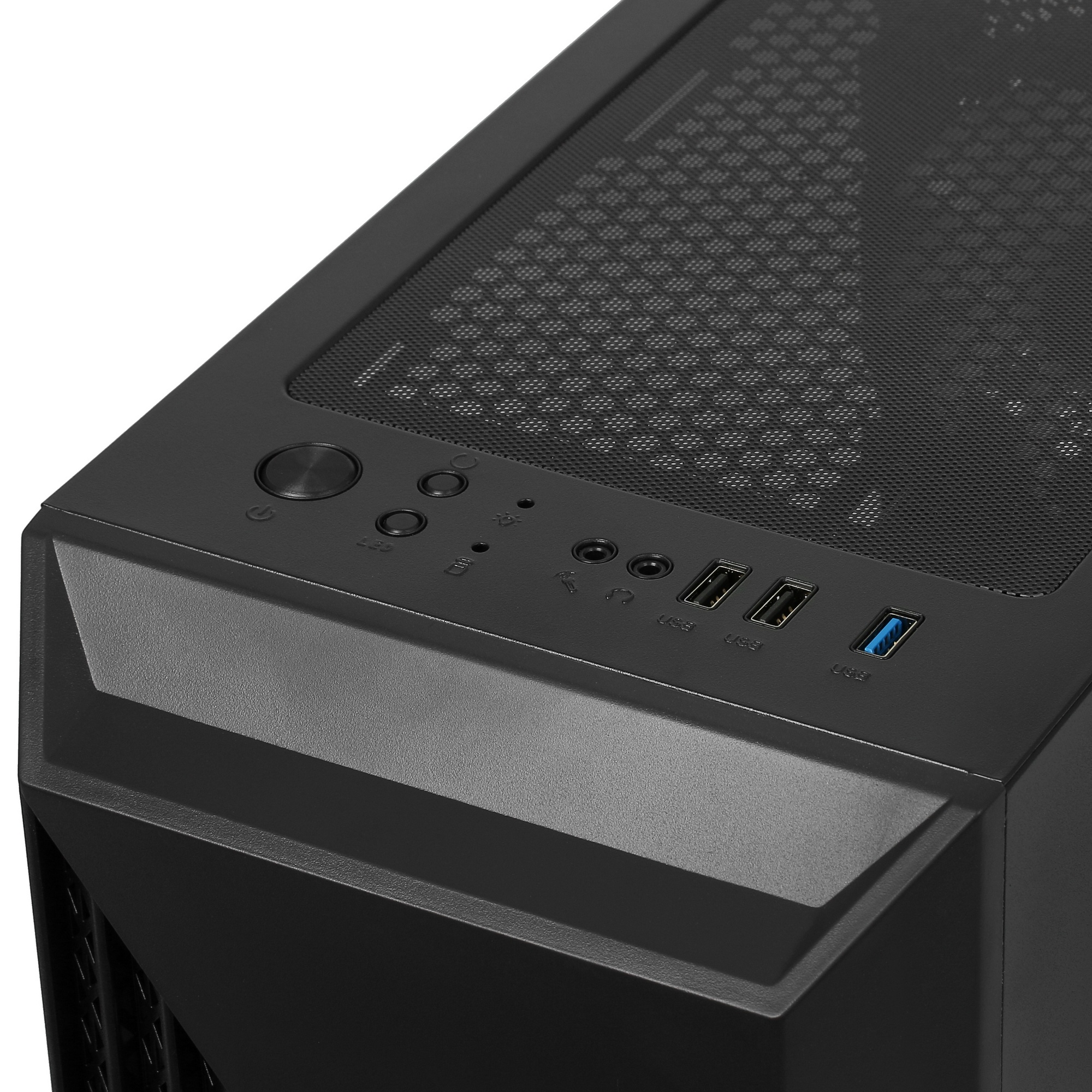 Компьютерный корпус 1STPLAYER FIREROSE F3-A Black / ATX, TG / 4x120mm LED fans inc. / F3-A-BK-4F1