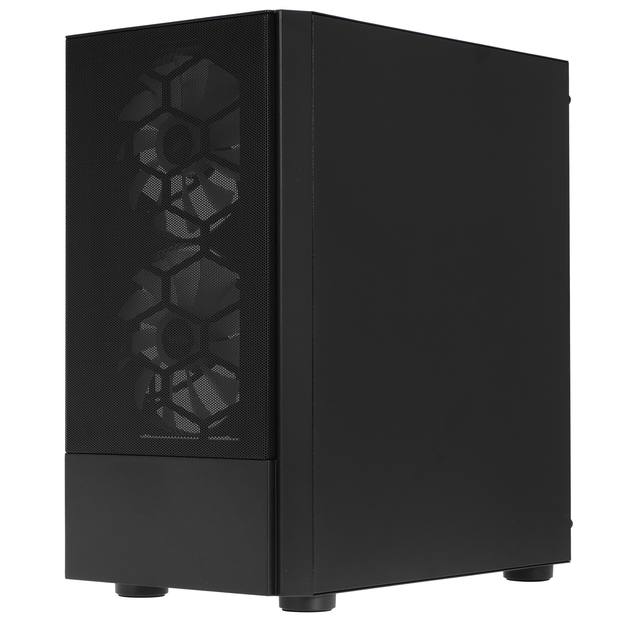 Компьютерный корпус 1STPLAYER FIREBASE X4-M Black / mATX, TG / 1x120mm & 2x140mm LED fans inc. / X4-