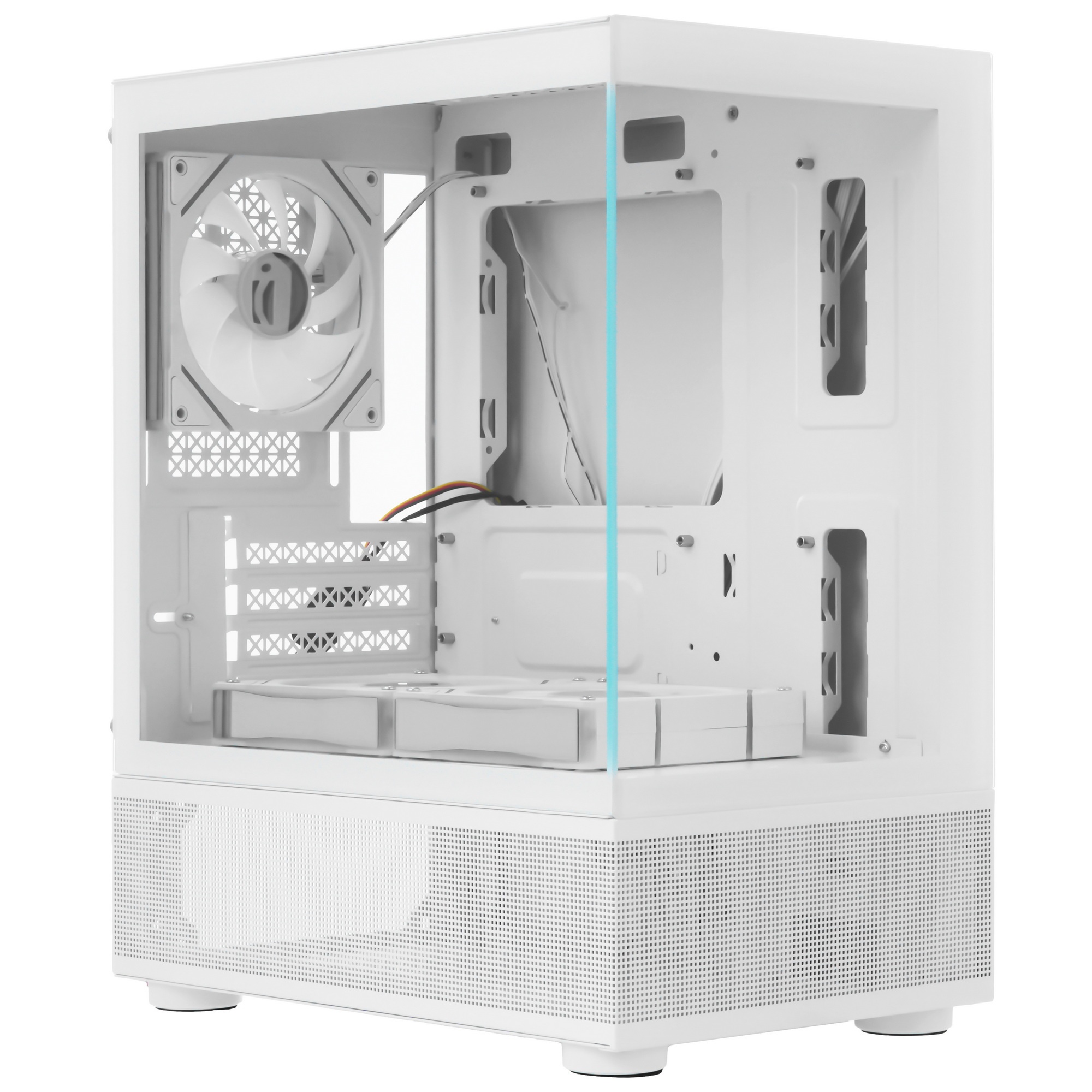 Корпус 1STPLAYER MIKU Mi2-A ARGB White / mATX / 3x120mm ARGB fans / Mi2-A-WH-2FC7R-W-1FC7-W