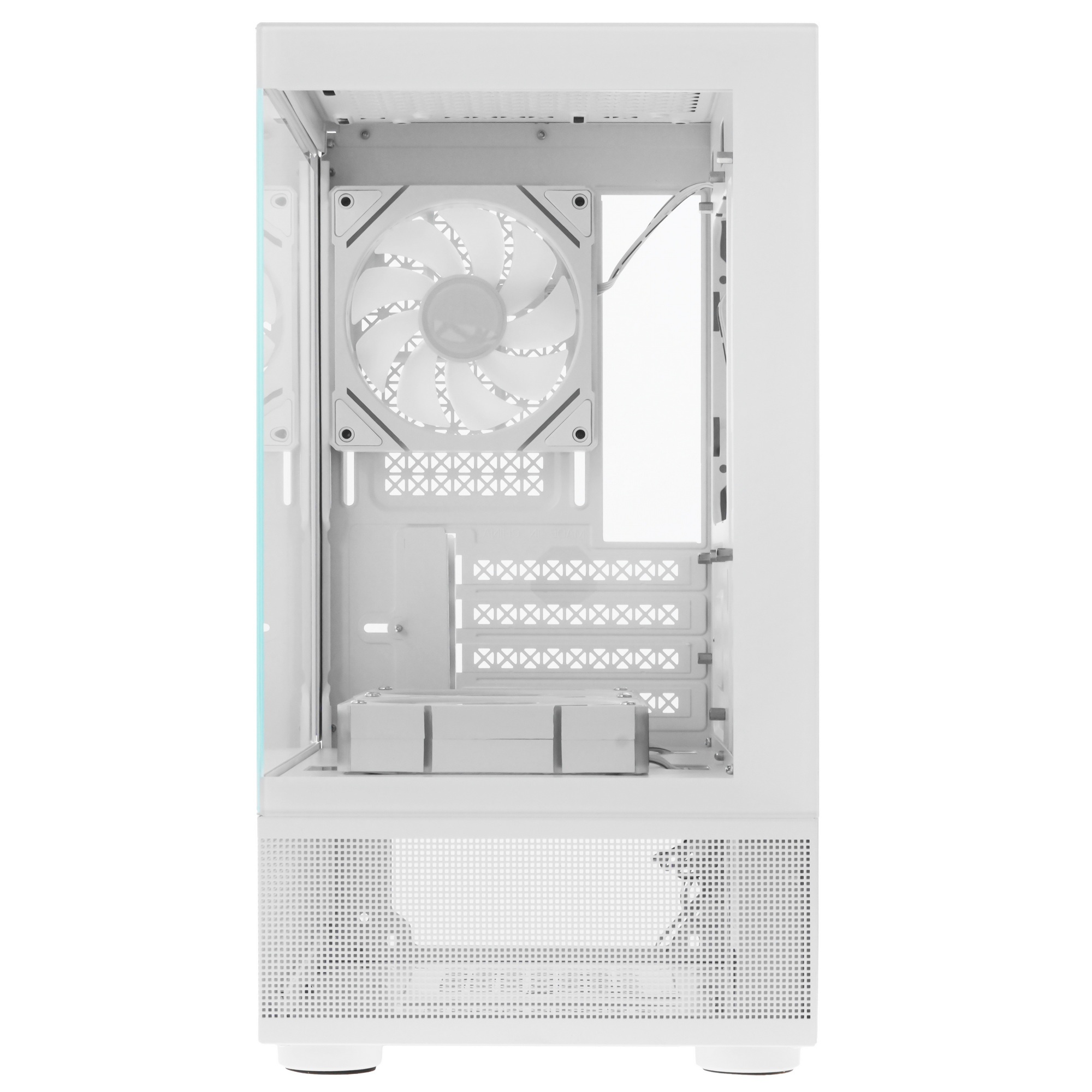 Корпус 1STPLAYER MIKU Mi2-A ARGB White / mATX / 3x120mm ARGB fans / Mi2-A-WH-2FC7R-W-1FC7-W