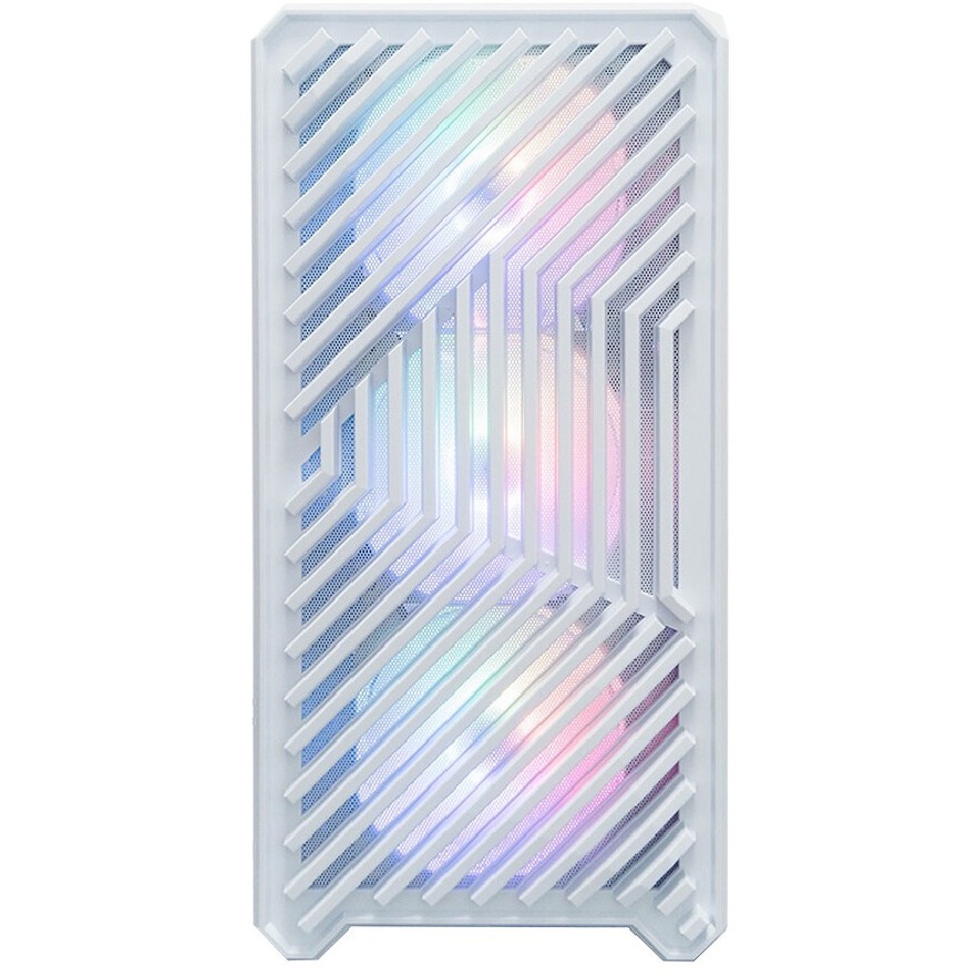 Компьютерный корпус 1STPLAYER DK D7 ARGB White / mATX / 3x120mm ARGB fans / D7-WH-3F7-W
