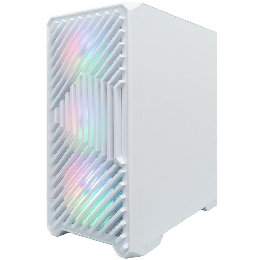 Компьютерный корпус 1STPLAYER DK D7 ARGB White / mATX / 3x120mm ARGB fans / D7-WH-3F7-W