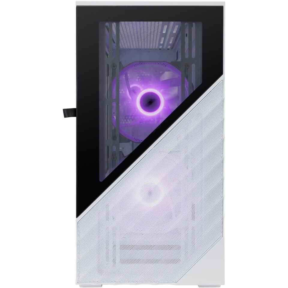 Компьютерный корпус 1STPLAYER DK D7 ARGB White / mATX / 3x120mm ARGB fans / D7-WH-3F7-W