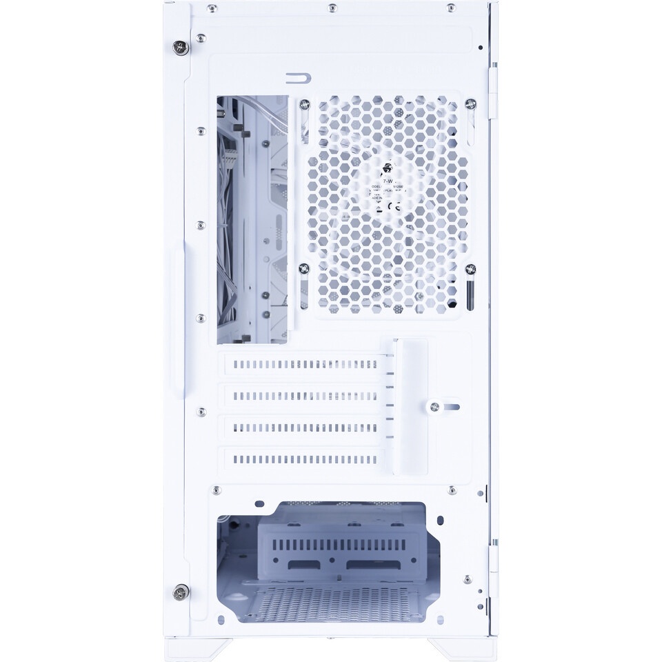 Компьютерный корпус 1STPLAYER DK D7 ARGB White / mATX / 3x120mm ARGB fans / D7-WH-3F7-W