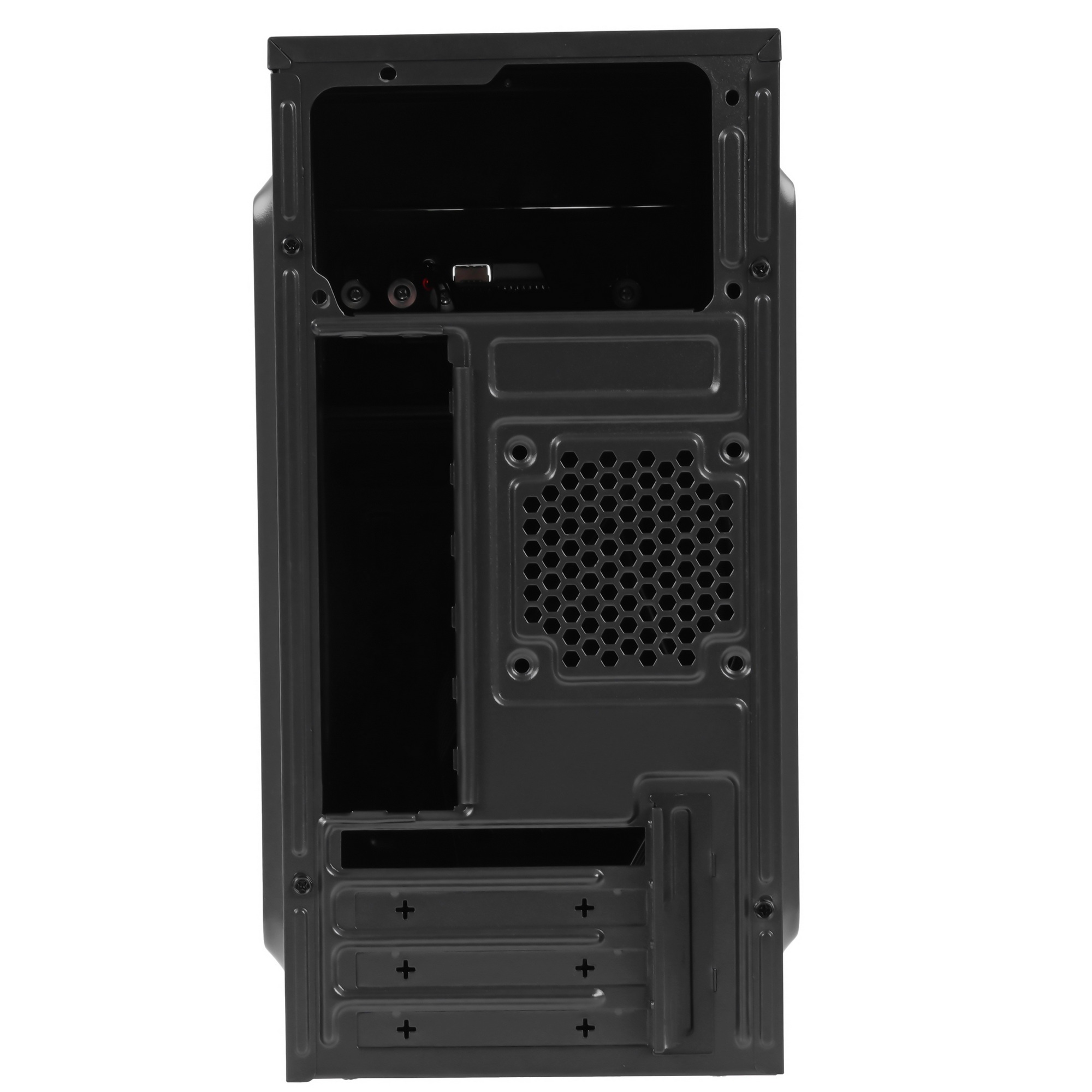 Компьютерный корпус Minitower ExeGate BAA-107U Black, mATX, , 1*USB+2*USB3.0, Audio