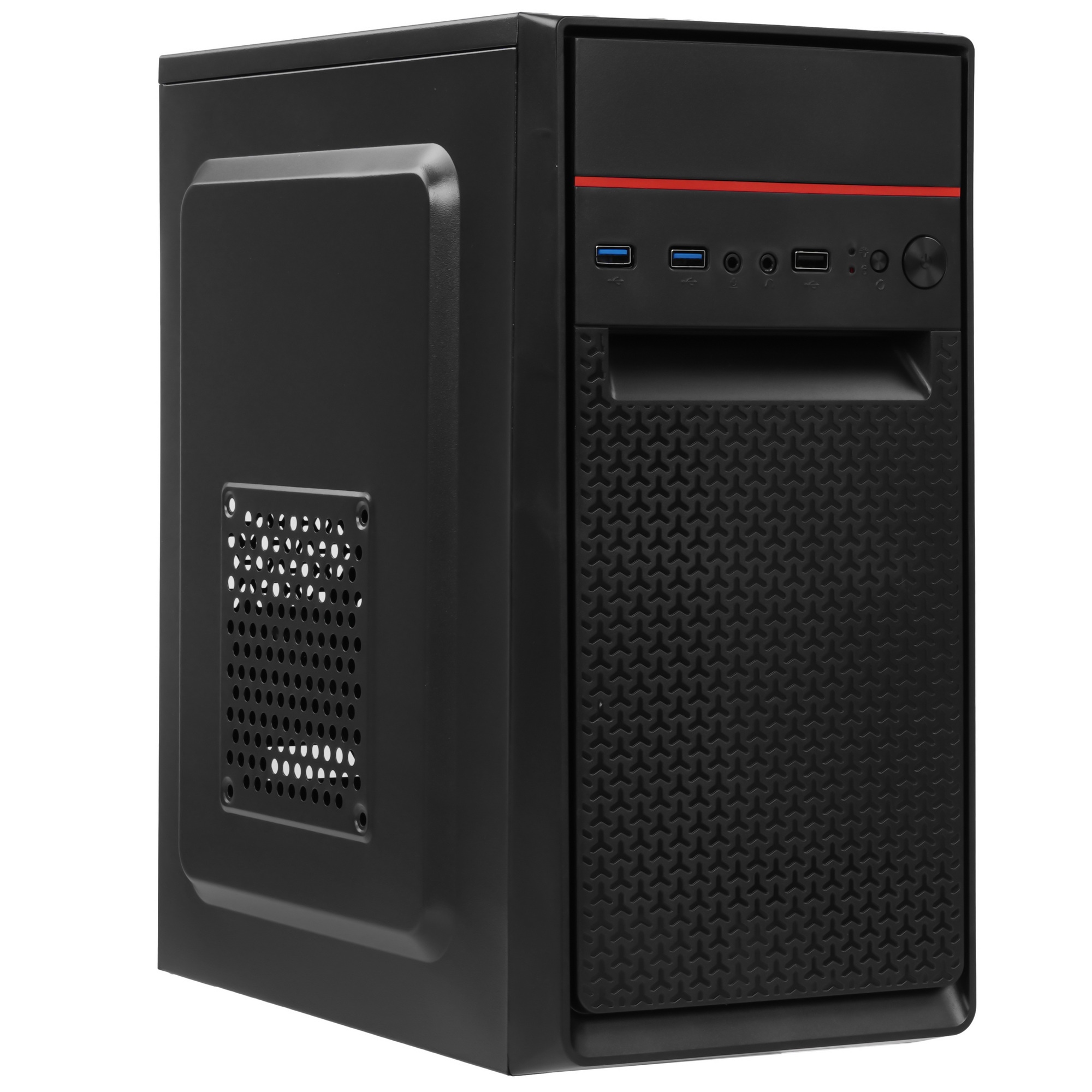 Компьютерный корпус Minitower ExeGate BAA-107U Black, mATX, , 1*USB+2*USB3.0, Audio