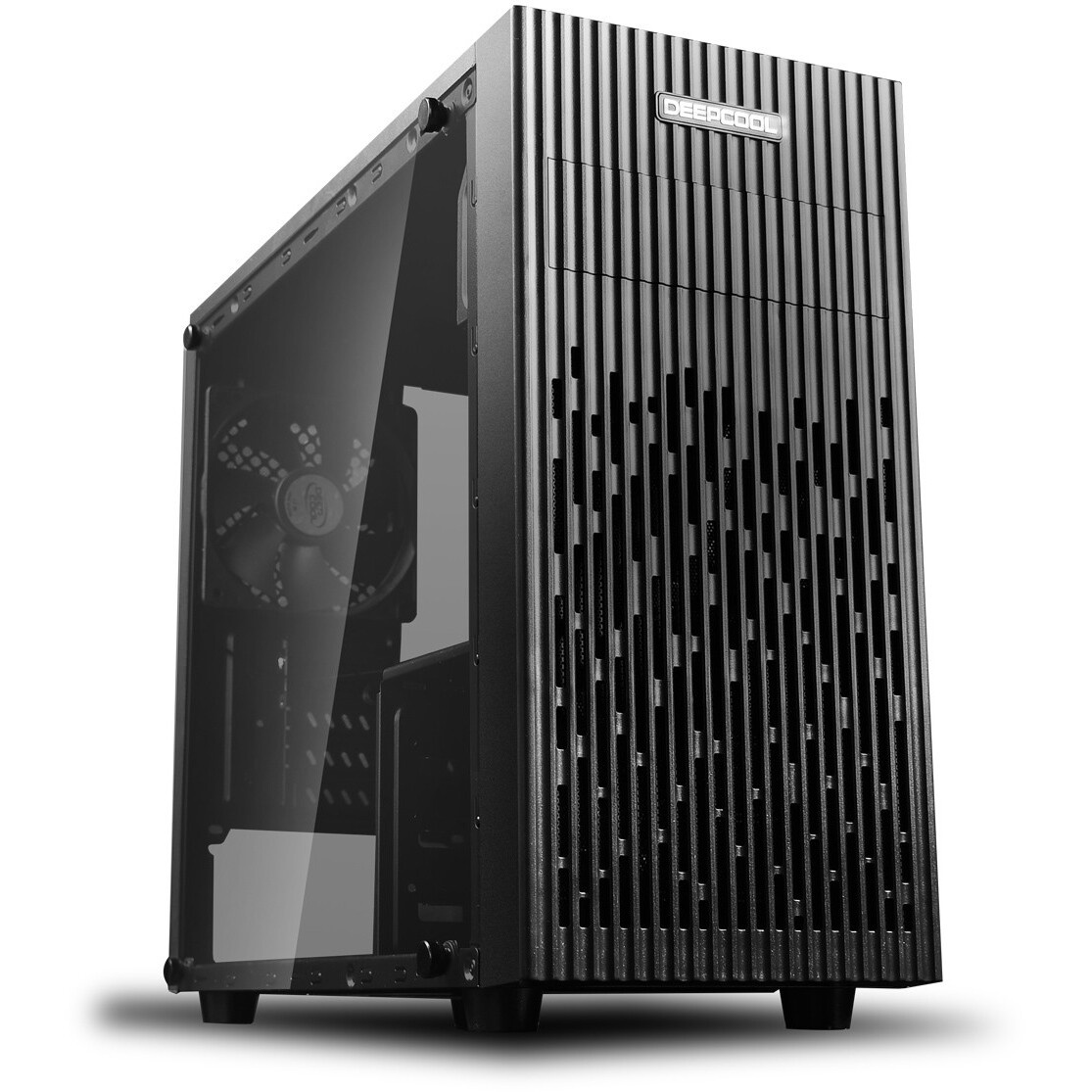 Корпус MiniTower Deepcool CH270 black (Mini-ITX, без БП, 2*Type A+USB Type-C) (R-CH270-BKNDM0-G-1)