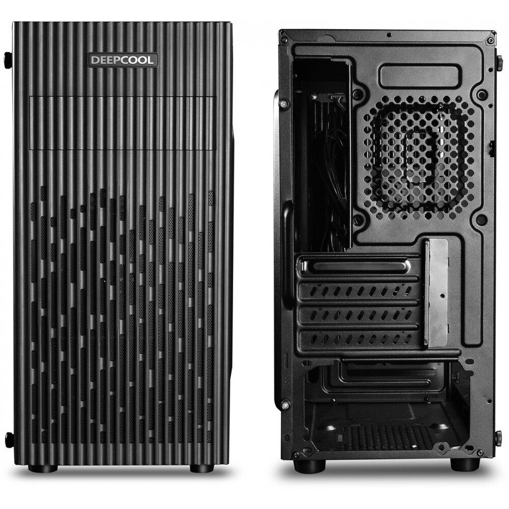 Корпус MiniTower Deepcool CH270 black (Mini-ITX, без БП, 2*Type A+USB Type-C) (R-CH270-BKNDM0-G-1)