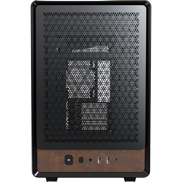 Корпус MiniTower Deepcool CH270 black (Mini-ITX, без БП, 2*Type A+USB Type-C) (R-CH270-BKNDM0-G-1)