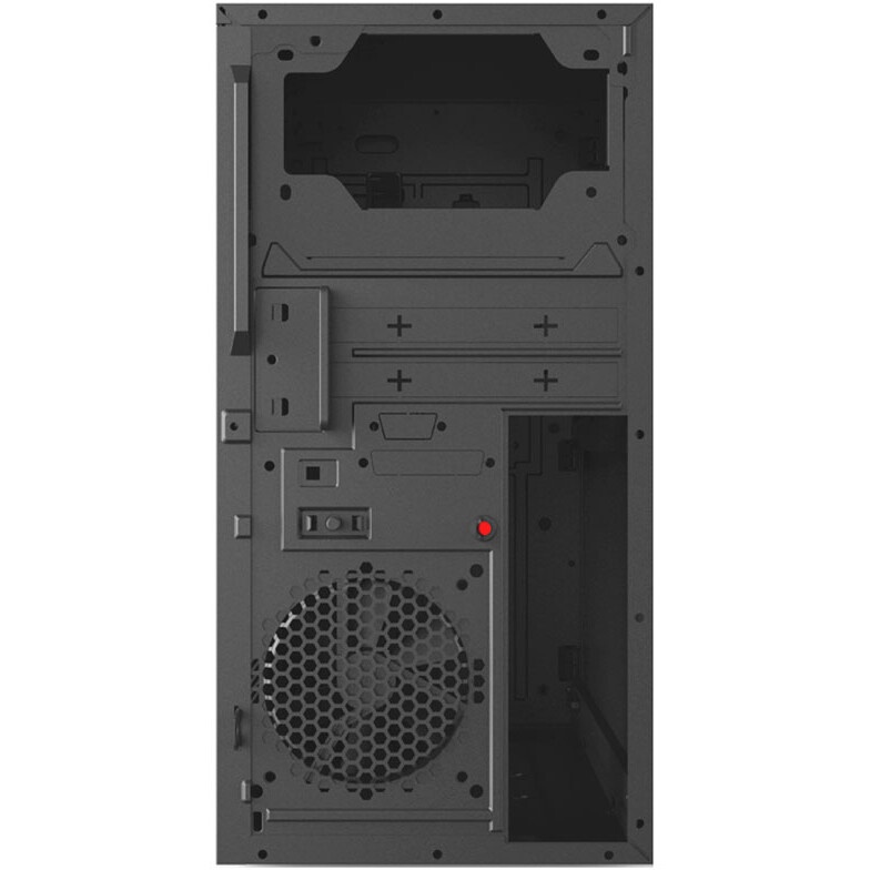 Корпус Powerman EK303BK U3.0*2+TypeC+combo Audioo 6193890