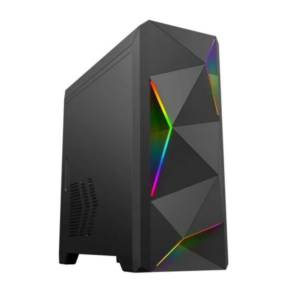 Компьютерный корпус Zircon Ares без БП (Midi Tower, Micro-ATX, Black, 1*USB3.0+2*USB2.0)