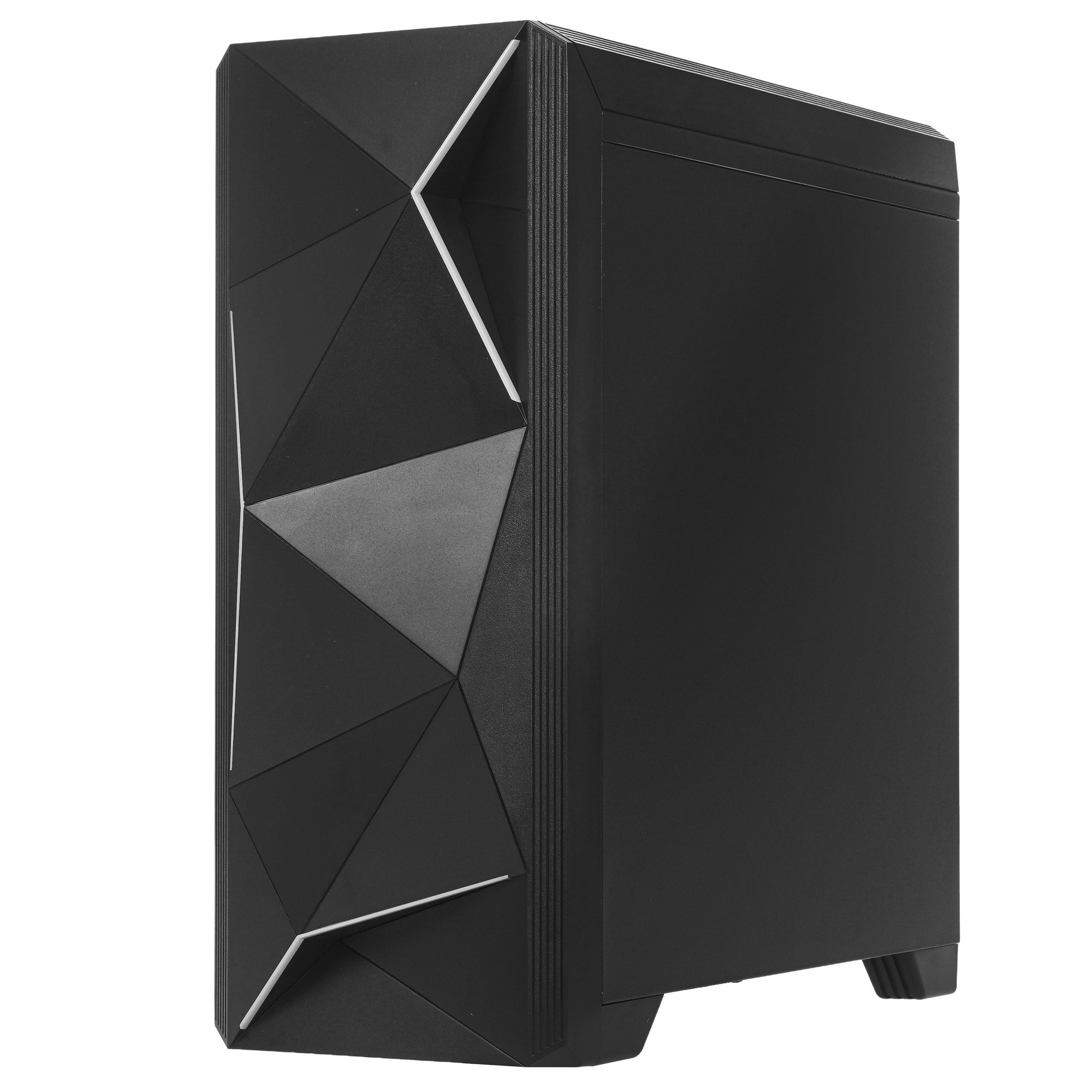 Компьютерный корпус Zircon Ares без БП (Midi Tower, Micro-ATX, Black, 1*USB3.0+2*USB2.0)