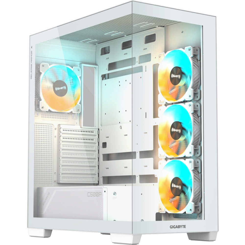 Компьютерный корпус Accord ACC-ZA06W белый без БП ATX 3x120mm 1xUSB2.0 1xUSB3.0 1xUSB3.1 audio
