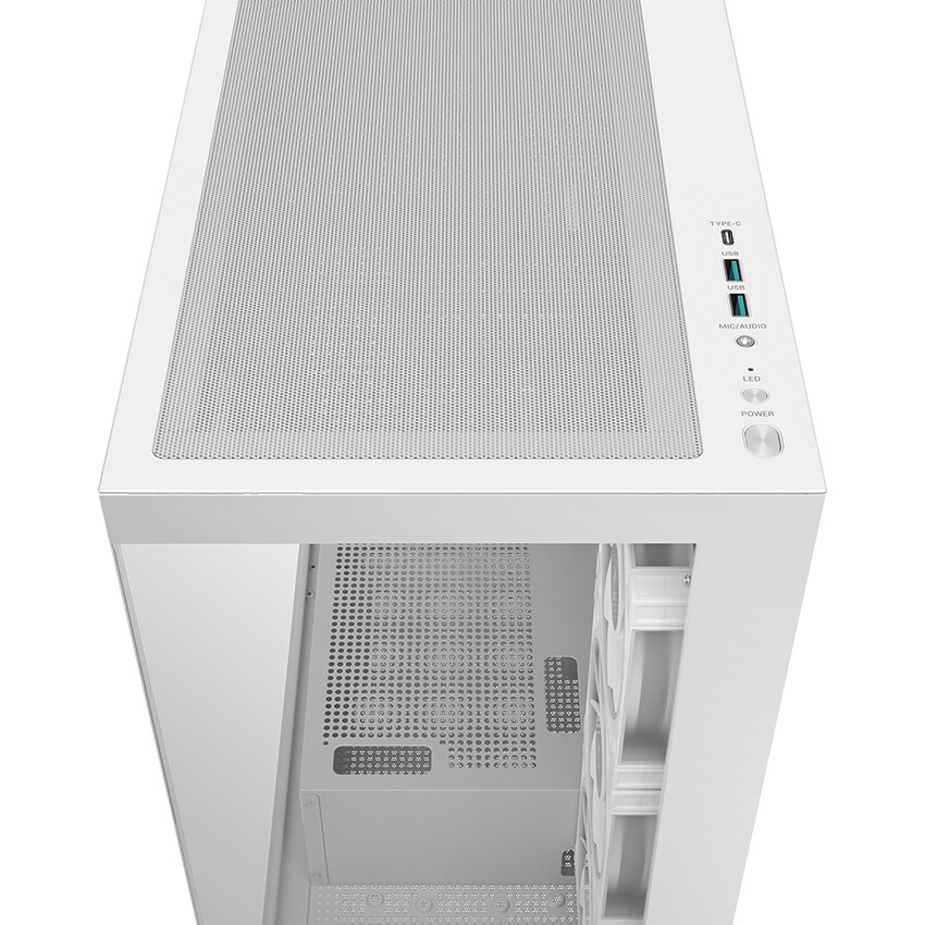 Компьютерный корпус Accord ACC-ZA06W белый без БП ATX 3x120mm 1xUSB2.0 1xUSB3.0 1xUSB3.1 audio