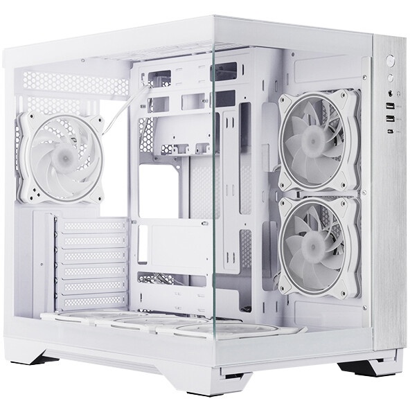 Компьютерный корпус Accord ACC-ZA06W белый без БП ATX 3x120mm 1xUSB2.0 1xUSB3.0 1xUSB3.1 audio
