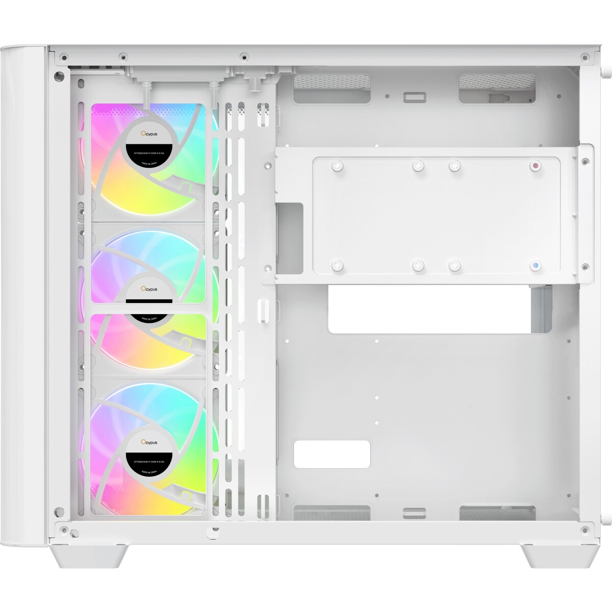Компьютерный корпус Accord ACC-ZA06W белый без БП ATX 3x120mm 1xUSB2.0 1xUSB3.0 1xUSB3.1 audio