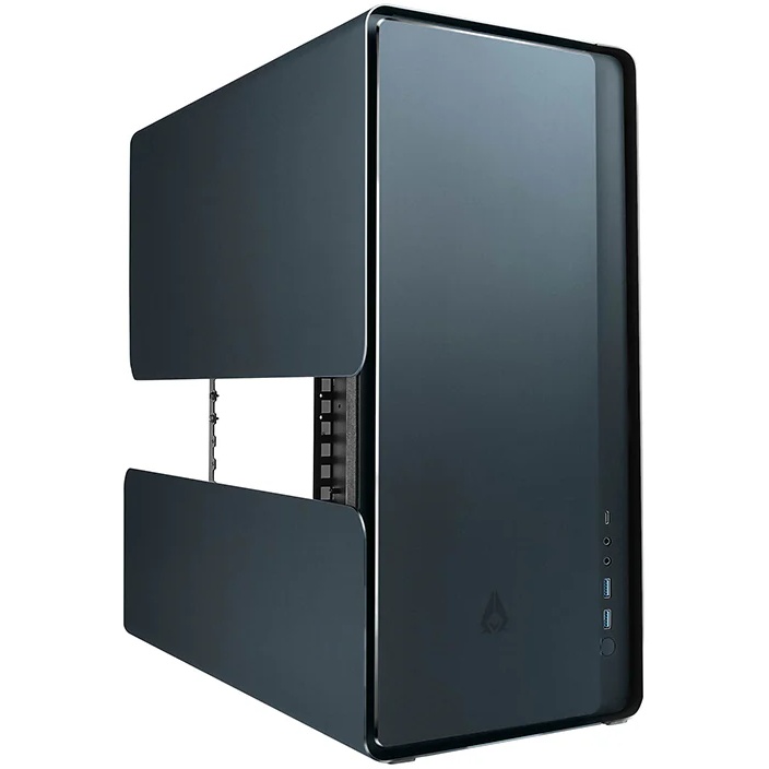 Компьютерный корпус Azza Cast черный без БП ATX 3x120mm 2x140mm 2xUSB3.0 audio bott PSU