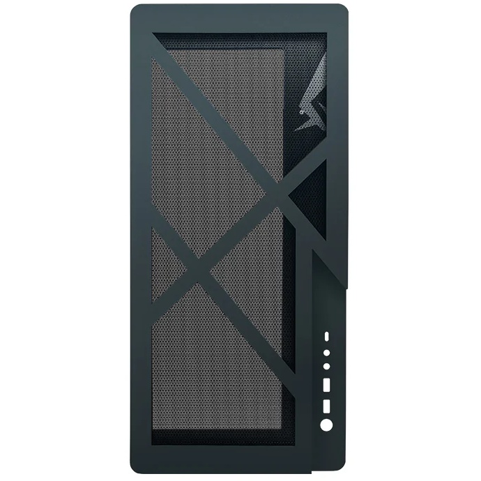 Компьютерный корпус Azza Cast черный без БП ATX 3x120mm 2x140mm 2xUSB3.0 audio bott PSU