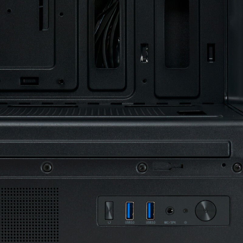 Компьютерный корпус Accord ACC-ZA06B черный без БП ATX 3x120mm 1xUSB2.0 1xUSB3.0 1xUSB3.1 audio
