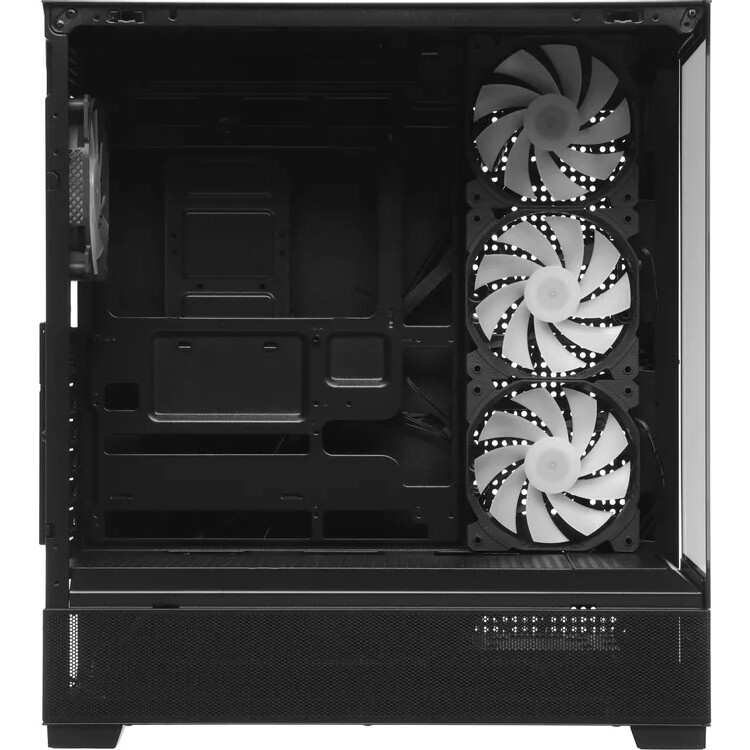 Компьютерный корпус Accord ACC-ZA06B черный без БП ATX 3x120mm 1xUSB2.0 1xUSB3.0 1xUSB3.1 audio