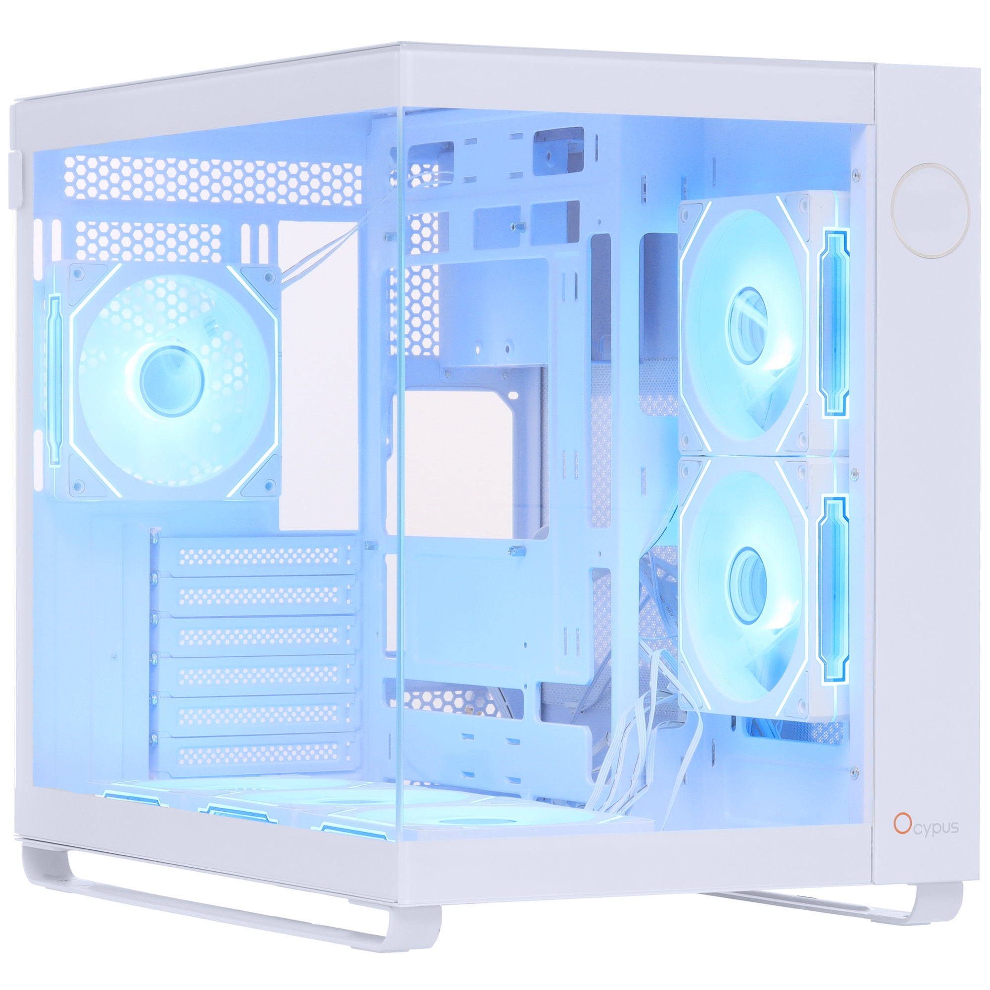 Корпус Ocypus Iota C70 ARGB без БП White (Iota-C70-WHD600XX-GL)