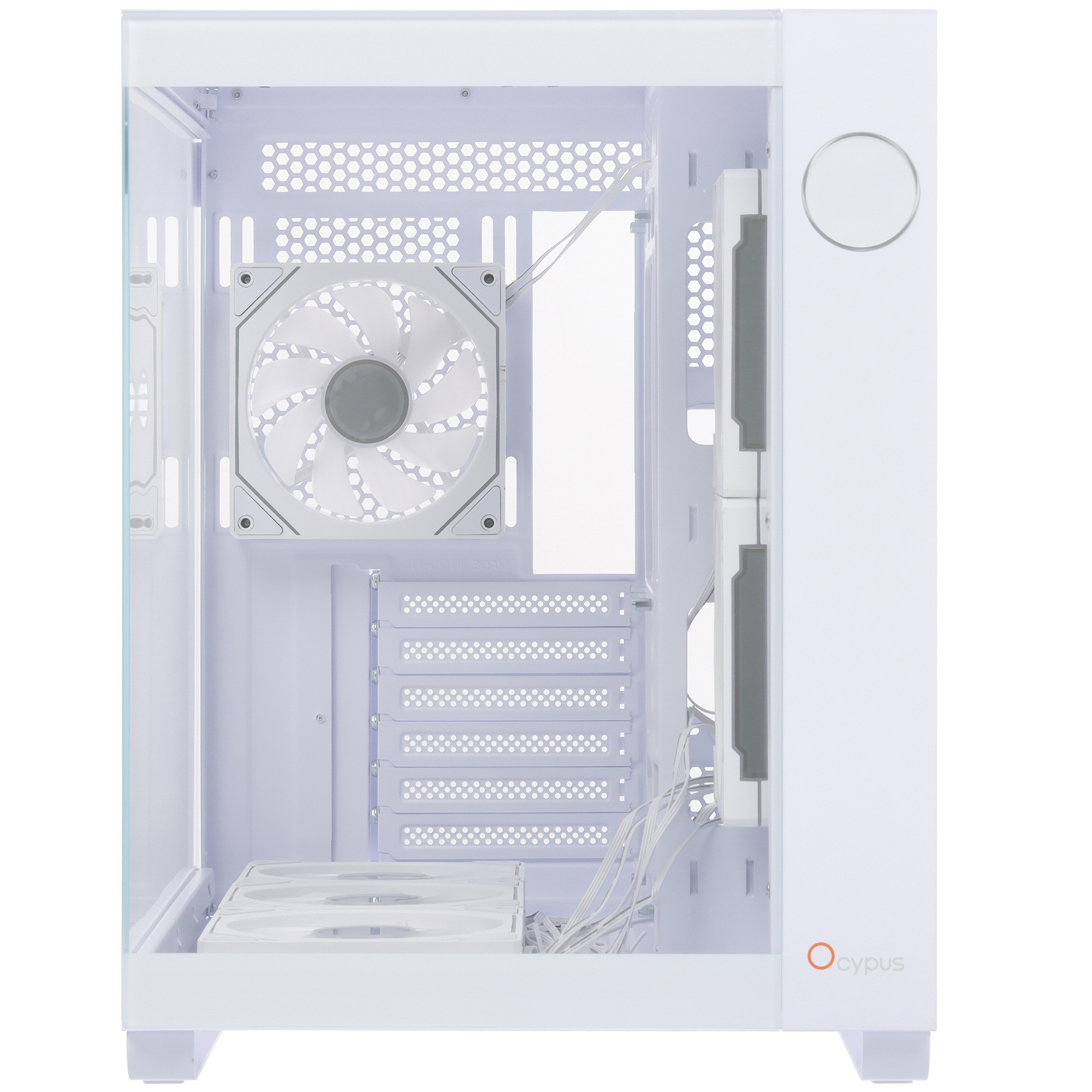 Корпус Ocypus Iota C70 ARGB без БП White (Iota-C70-WHD600XX-GL)