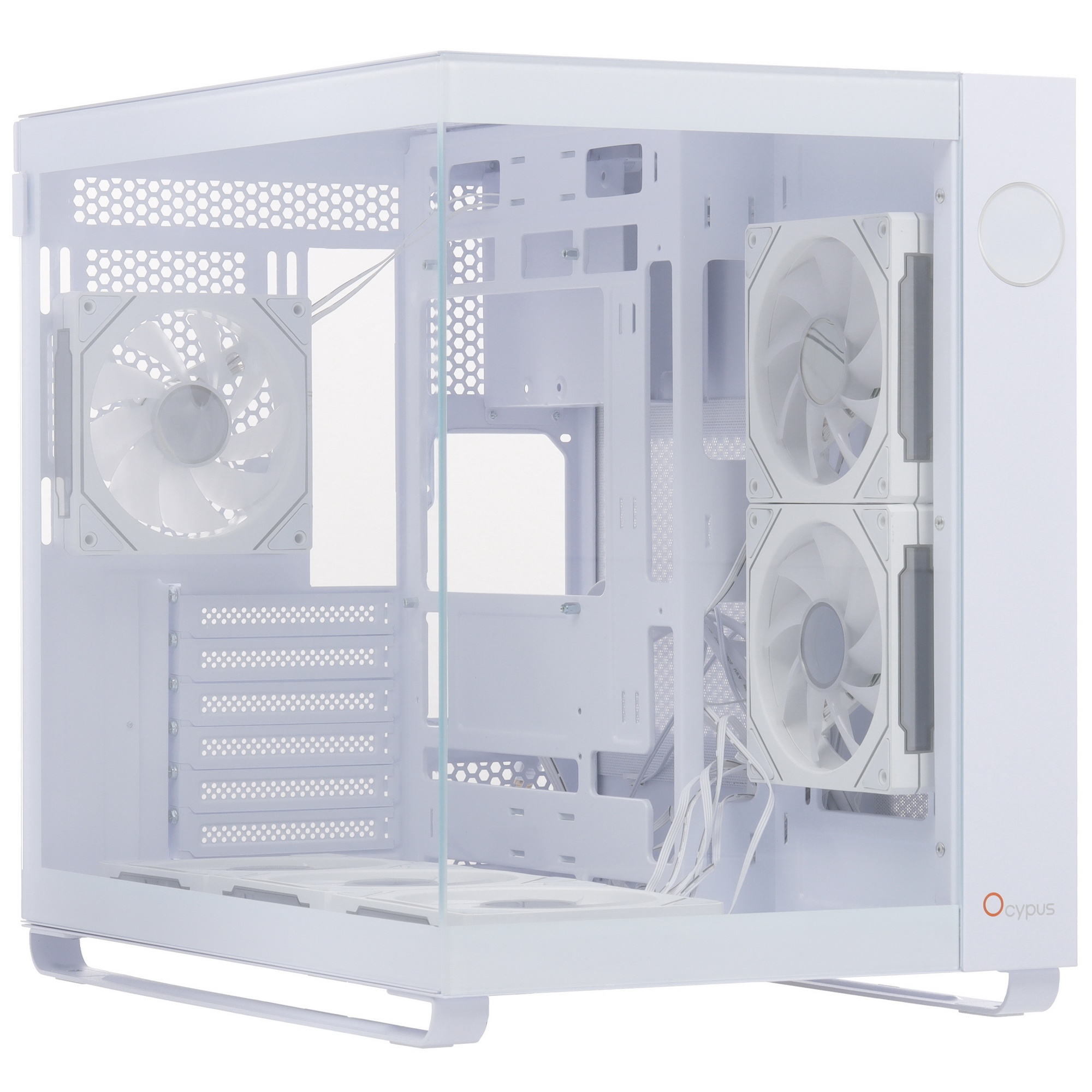 Корпус Ocypus Iota C70 ARGB без БП White (Iota-C70-WHD600XX-GL)