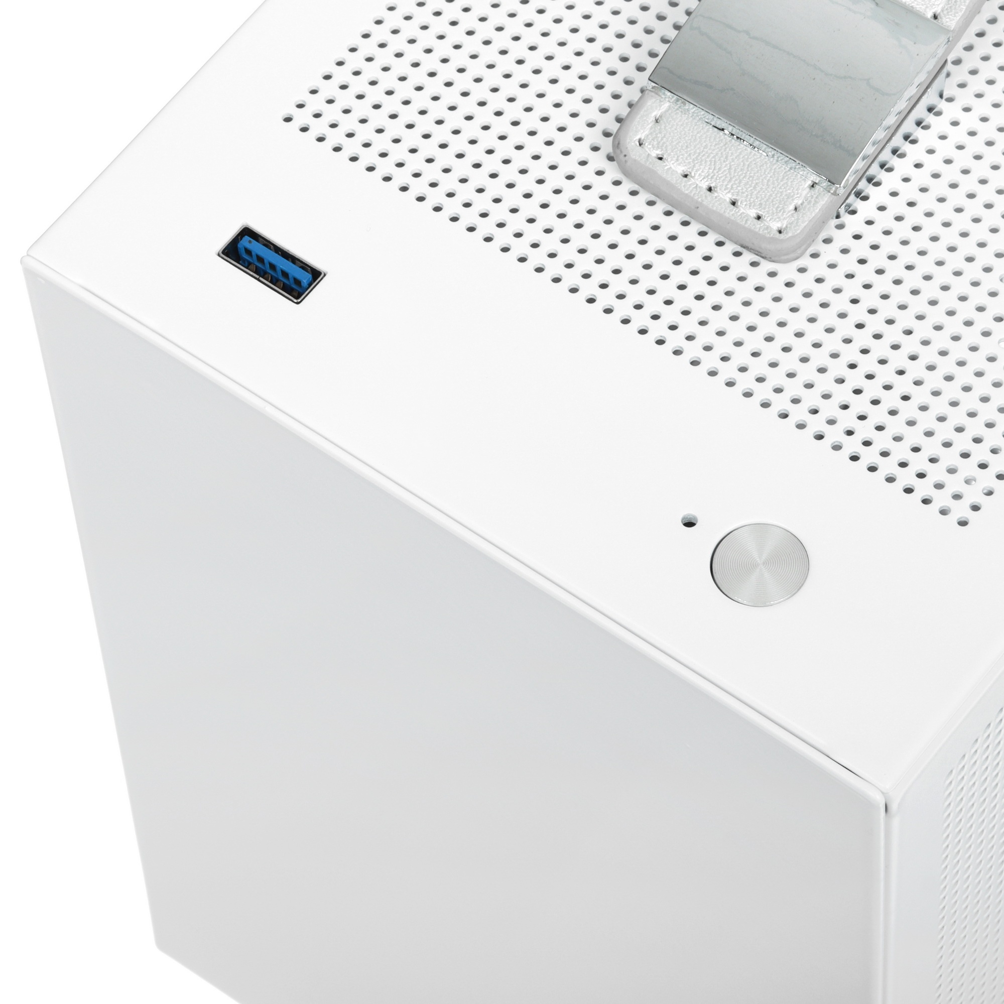 Компьютерный корпус  PCCooler I100 PRO MESH WH, Mesh Compact, белый, SPCC, no fans ITX 60/300/SFX PS