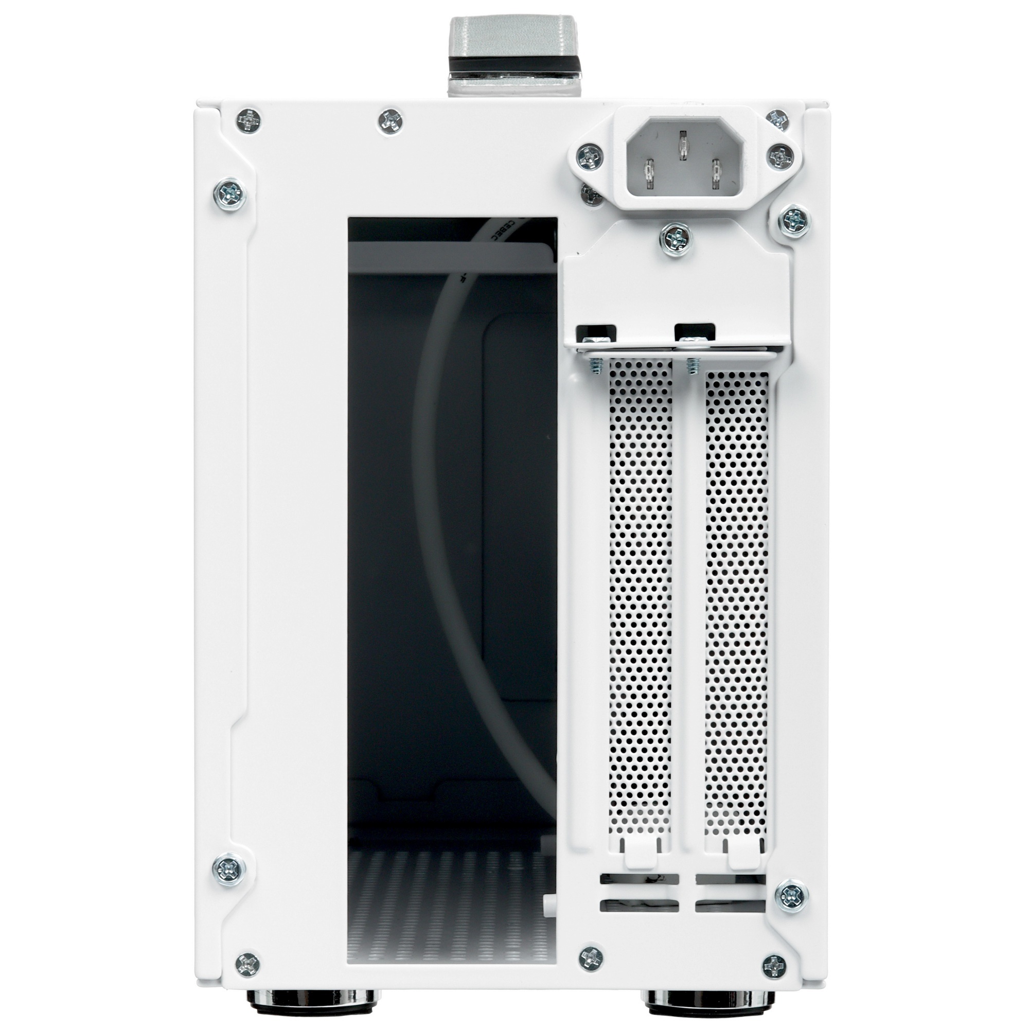 Компьютерный корпус  PCCooler I100 PRO MESH WH, Mesh Compact, белый, SPCC, no fans ITX 60/300/SFX PS